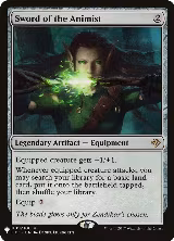 Sword of the Animist (E01) (89), The List Reprints — Magic card price