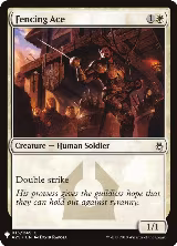 Fencing Ace (13), The List Reprints — Magic card price