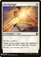 Glaring Aegis (18), The List Reprints — Magic card price