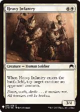 Heavy Infantry (18), The List Reprints — Magic card price