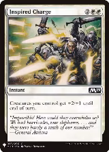 Inspired Charge (15), The List Reprints — Magic card price