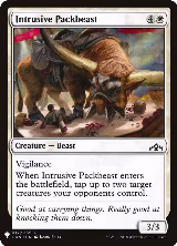 Intrusive Packbeast (17), The List Reprints — Magic card price