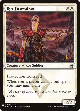 Kor Firewalker (21), The List Reprints — Magic card price