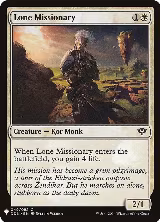 Lone Missionary (49), The List Reprints — Magic card price