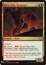 Ghor-Clan Rampager (165), The List Reprints — Magic card price