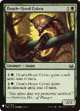 Death-Hood Cobra (123), The List Reprints — Magic card price