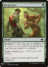 Elvish Fury (162), The List Reprints — Magic card price