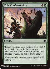 Epic Confrontation (185), The List Reprints — Magic card price