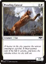 Prowling Caracal (17), The List Reprints — Magic card price