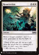 Resurrection (30), The List Reprints — Magic card price
