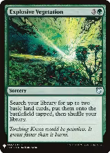 Explosive Vegetation (144), The List Reprints — Magic card price