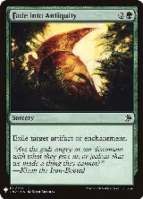 Fade into Antiquity (181), The List Reprints — Magic card price