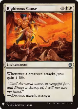 Righteous Cause (21), The List Reprints — Magic card price