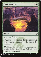 Feed the Clan (132), The List Reprints — Magic card price