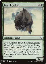 Feral Krushok (128), The List Reprints — Magic card price