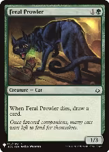Feral Prowler (115), The List Reprints — Magic card price