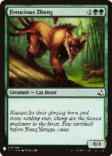 Ferocious Zheng (28), The List Reprints — Magic card price