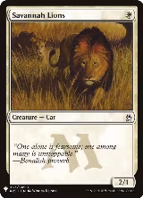 Savannah Lions (33), The List Reprints — Magic card price