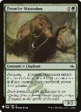 Frontier Mastodon (130), The List Reprints — Magic card price