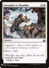 Shoulder to Shoulder (105), The List Reprints — Magic card price