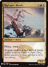 Highspire Mantis (177), The List Reprints — Magic card price