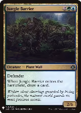 Jungle Barrier (38), The List Reprints — Magic card price