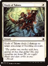 Slash of Talons (38), The List Reprints — Magic card price