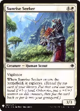 Sunrise Seeker (40), The List Reprints — Magic card price