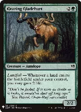 Grazing Gladehart (14), The List Reprints — Magic card price