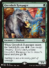 Greenbelt Rampager (107/184), The List Reprints — Magic card price
