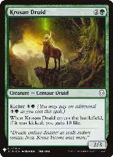 Krosan Druid (167), The List Reprints — Magic card price