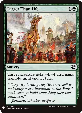 Larger Than Life (160), The List Reprints — Magic card price