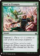 Lead by Example (205), The List Reprints — Magic card price