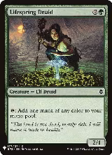 Lifespring Druid (177), The List Reprints — Magic card price
