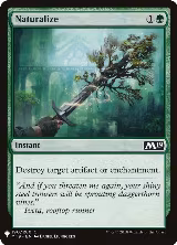 Naturalize (190), The List Reprints — Magic card price