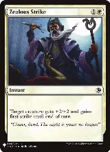 Zealous Strike (101), The List Reprints — Magic card price