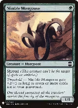 Nimble Mongoose (179), The List Reprints — Magic card price