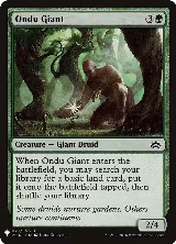 Ondu Giant (71), The List Reprints — Magic card price