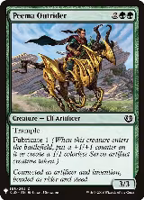 Peema Outrider (166), The List Reprints — Magic card price