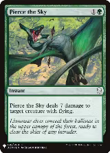 Pierce the Sky (176), The List Reprints — Magic card price