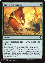 Prey's Vengeance (182), The List Reprints — Magic card price