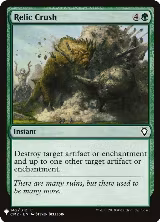Relic Crush (142), The List Reprints — Magic card price