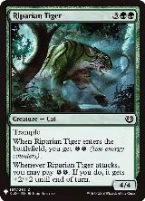 Riparian Tiger (167), The List Reprints — Magic card price