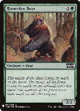 Runeclaw Bear (197), The List Reprints — Magic card price