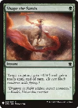 Shape the Sands (205), The List Reprints — Magic card price