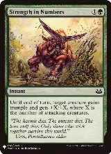 Strength in Numbers (138), The List Reprints — Magic card price