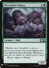 Thornhide Wolves (204), The List Reprints — Magic card price