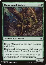 Thornweald Archer (154), The List Reprints — Magic card price
