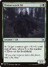 Timberwatch Elf (190), The List Reprints — Magic card price