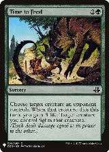 Time to Feed (50), The List Reprints — Magic card price